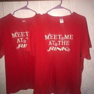 PINK Victoria's Secret Red Short Sleeve Tee